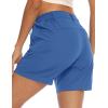 imageTBMPOY Womens 6quot Hiking Cargo Shorts Quick Dry with Pockets Work Golf Short Lightweight Outdoor Active Summer for Women6deep Lake Blue