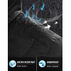 imageTBMPOY Mens Down Puffer Jackets Packable Lightweight Winter Coat Hooded Warm Insulated Puffy JacketBlack