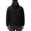 imageTBMPOY Mens Down Puffer Jackets Packable Lightweight Winter Coat Hooded Warm Insulated Puffy JacketBlack