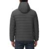imageTBMPOY Mens Down Puffer Jackets Packable Lightweight Winter Coat Hooded Warm Insulated Puffy JacketDark Grey