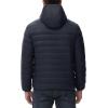 imageTBMPOY Mens Down Puffer Jackets Packable Lightweight Winter Coat Hooded Warm Insulated Puffy JacketNavy Blue