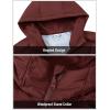 imageTBMPOY Mens Down Puffer Jackets Packable Lightweight Winter Coat Hooded Warm Insulated Puffy JacketWine Red
