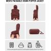 imageTBMPOY Mens Down Puffer Jackets Packable Lightweight Winter Coat Hooded Warm Insulated Puffy JacketWine Red