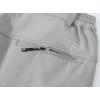imageTBMPOY Mens Snow Ski Pants Waterproof Fleece Lined Insulated Softshell Winter Snowboard Hiking Zipper Bottom Leg7light Grey